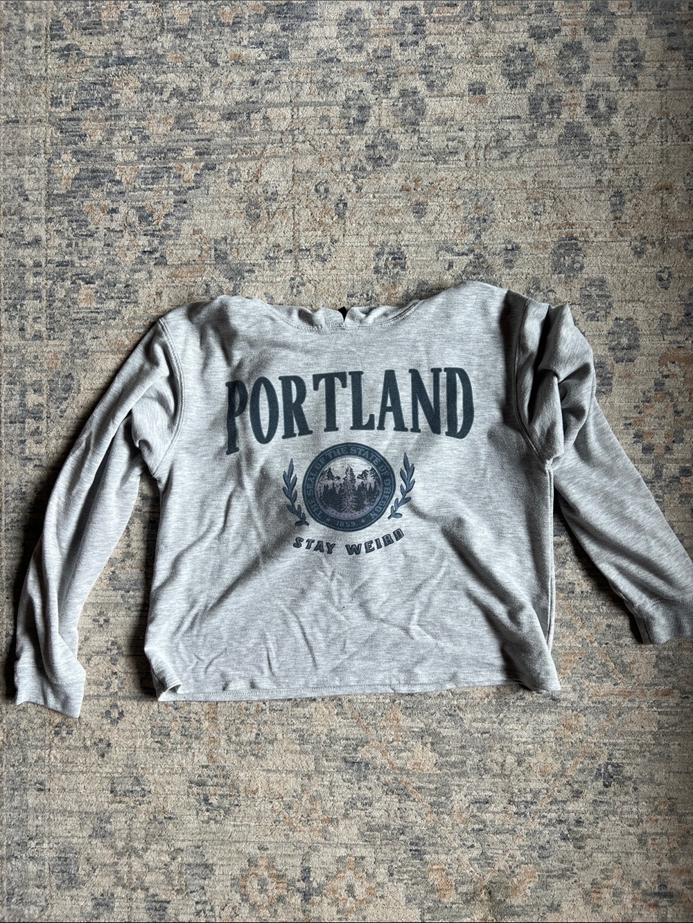Cropped Hoodie T-Shirt
